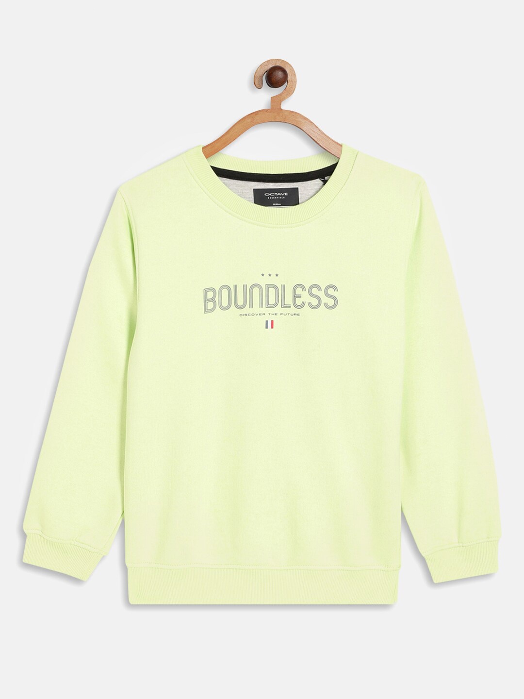 

Octave Boys Green Printed Sweatshirt