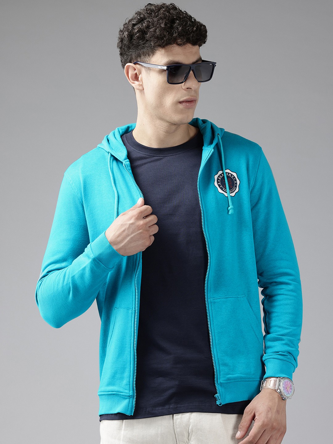 

Van Heusen Sport Hooded Sweatshirt, Turquoise blue