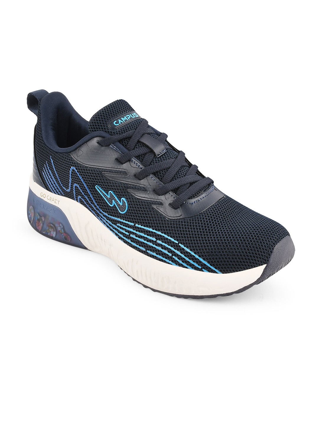 

Campus Unisex Kids Navy Blue Mesh Running SPORTS SHOES