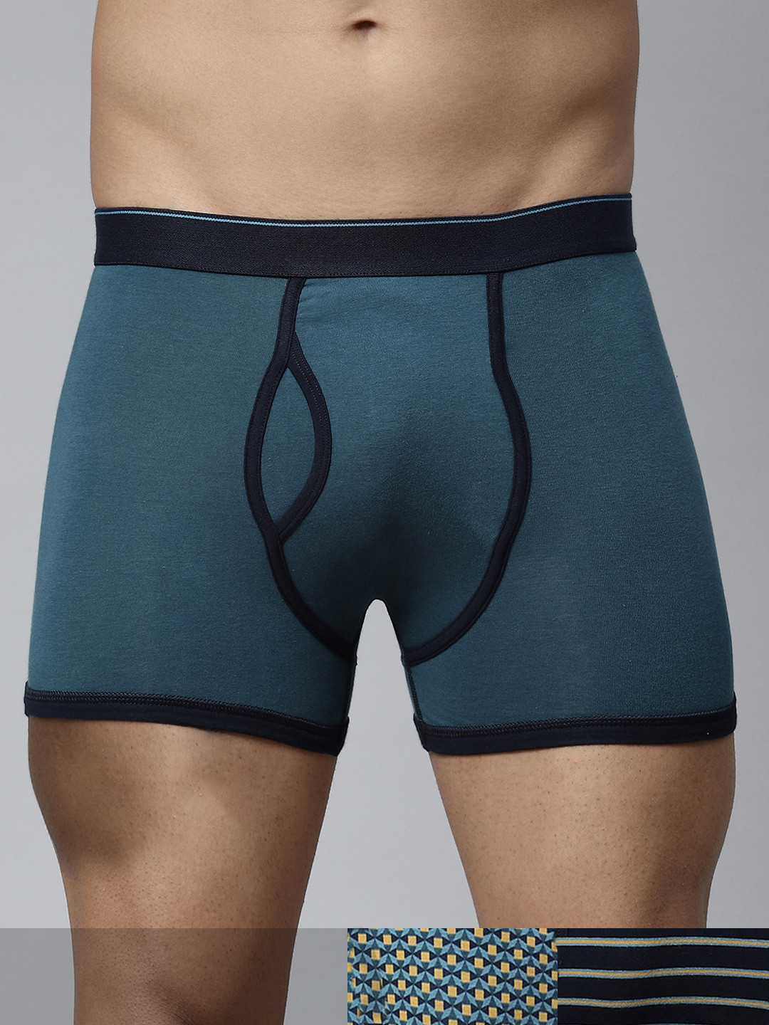 

Marks & Spencer Men Pack of 3 Trunks T144743SDARK GOLD, Blue