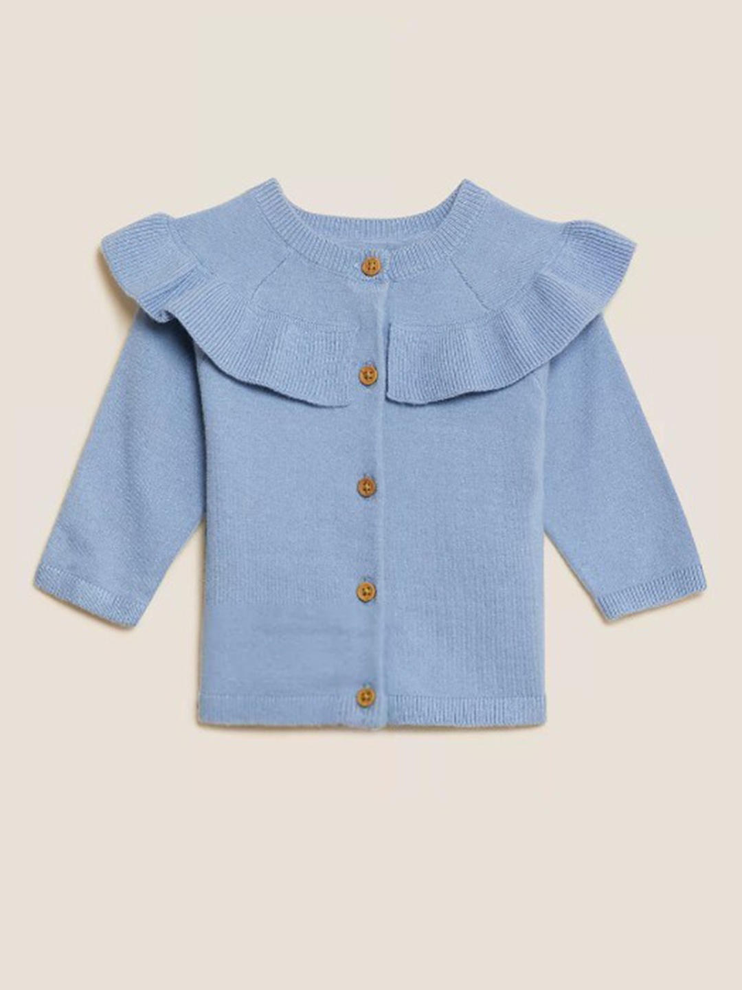 

Marks & Spencer Boys Blue Cotton Cardigan