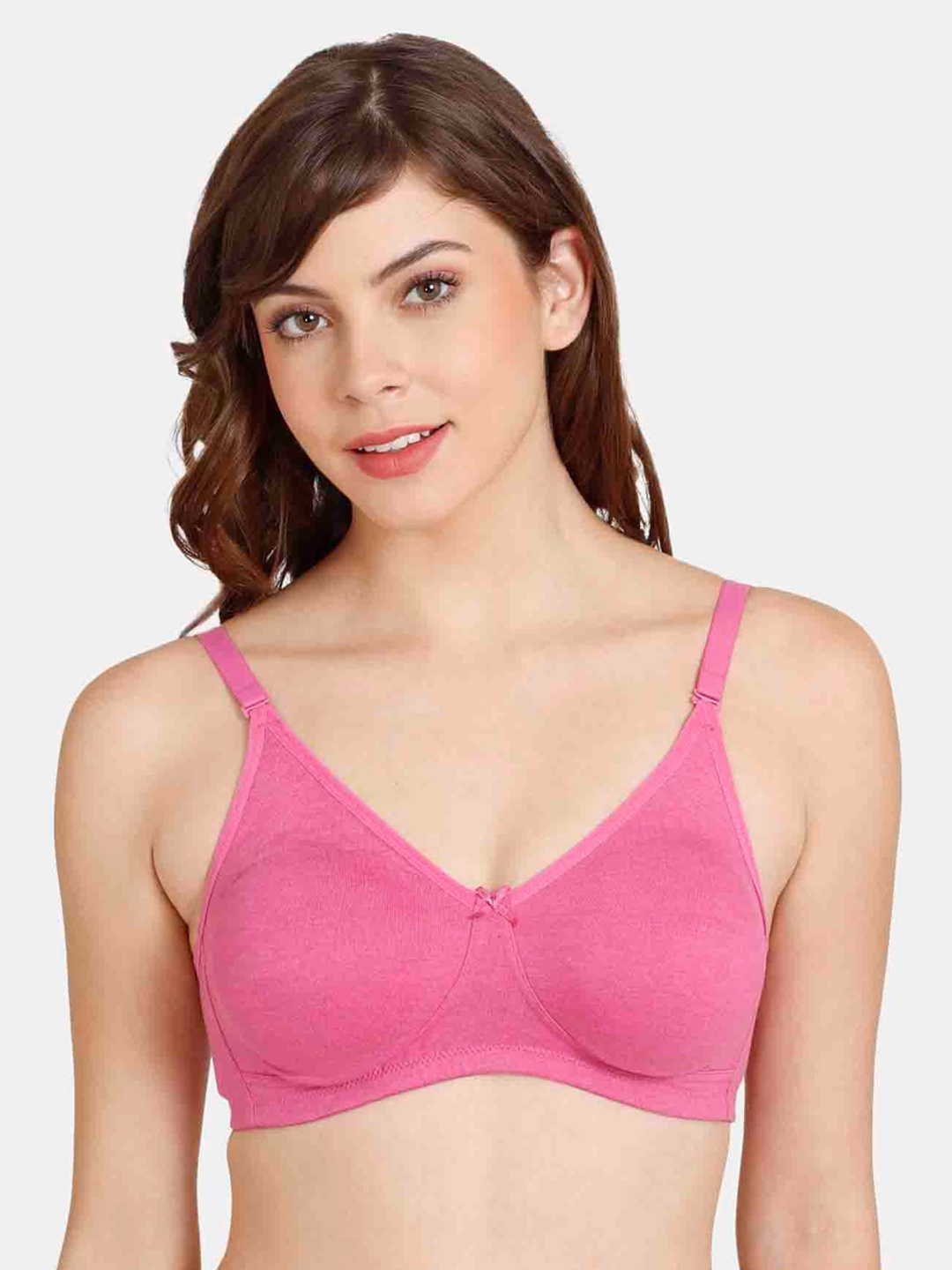 

Rosaline by Zivame Pink Solid T-Shirt Bra