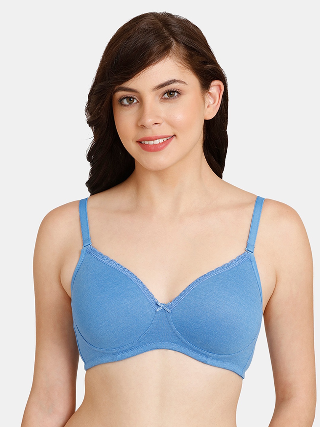 

Rosaline by Zivame Women Blue Lightly Padded Bra