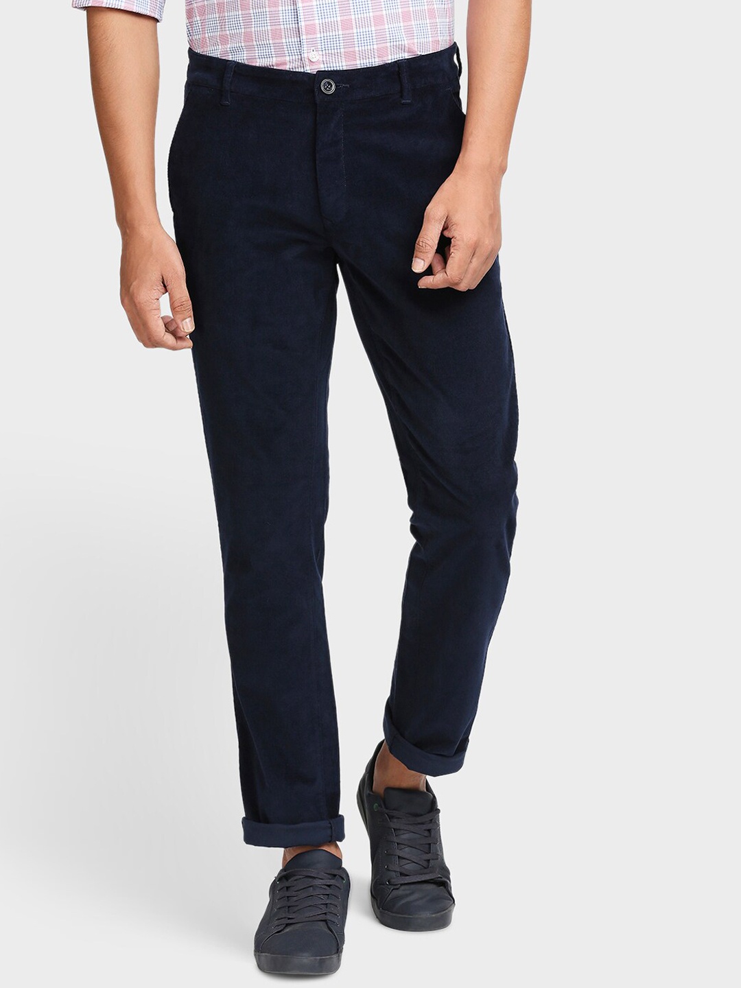 

ColorPlus Men Blue Chinos Trousers