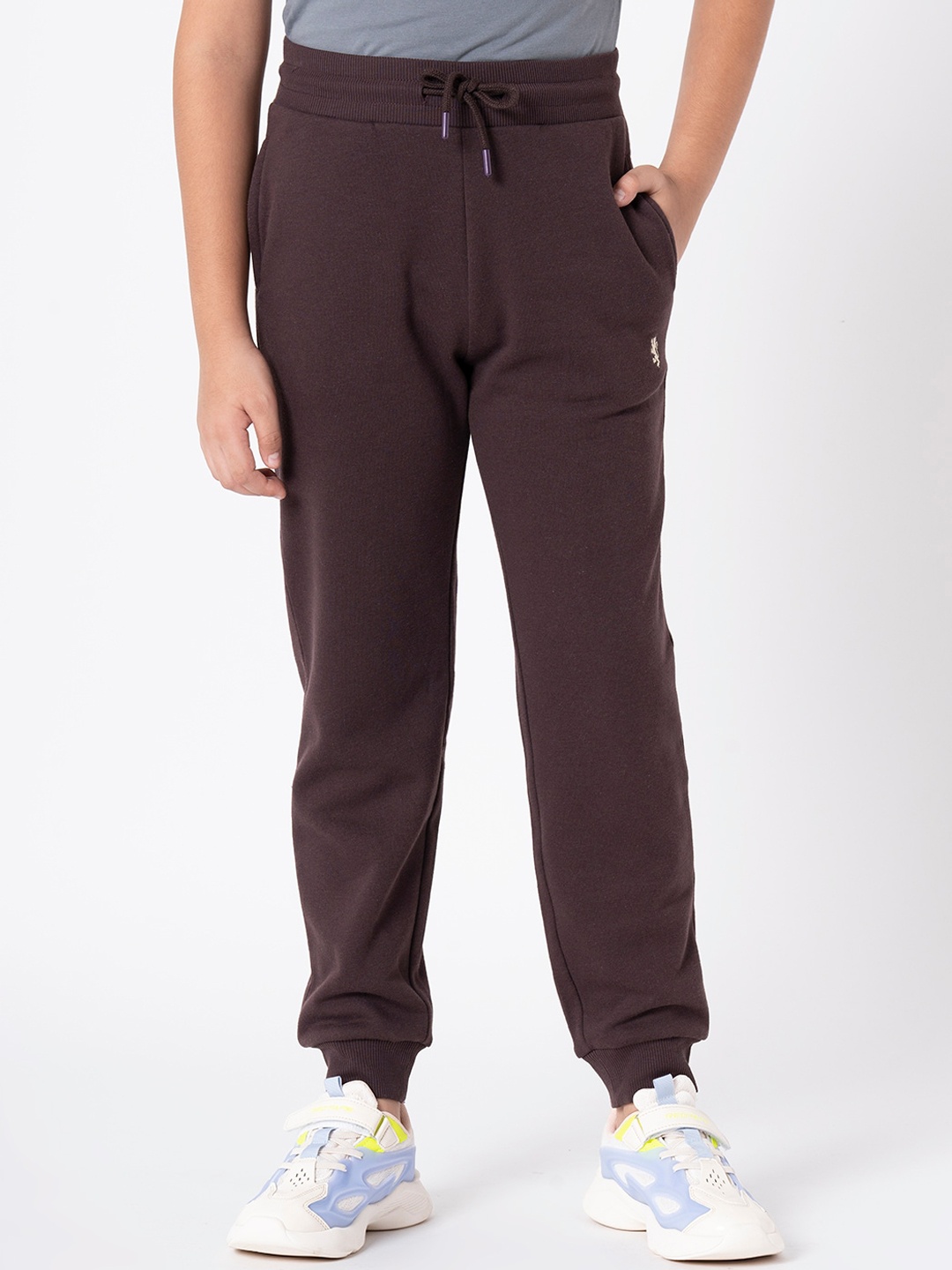 

Red Tape Boys Brown Solid Joggers