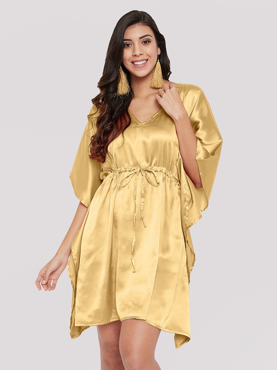 

Riara Women Gold-Toned Monochrome Plus Size Tunic