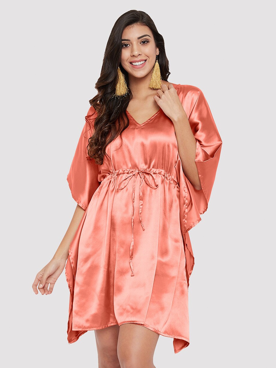 

Riara Plus Size Rose Solid Tunic