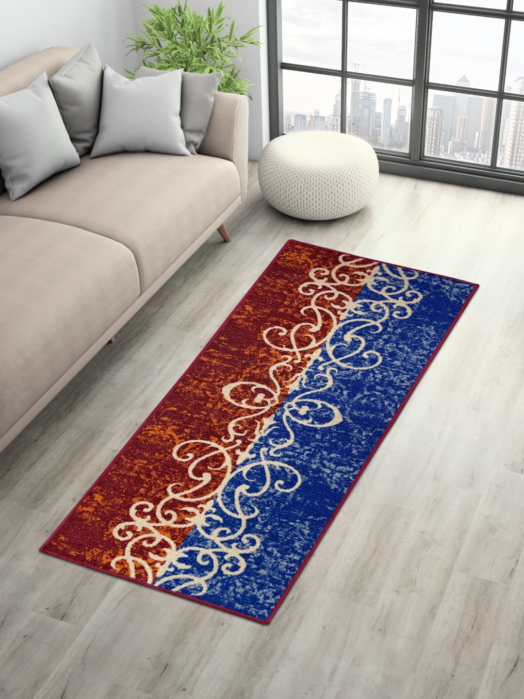 

SPACES Beige Printed Floor Runner