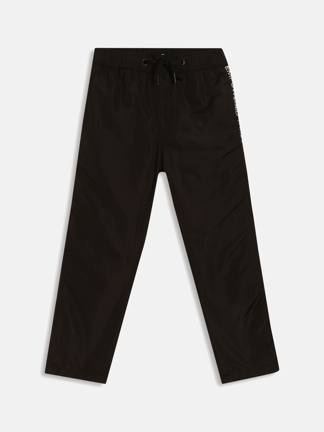 

Octave Boys Black Solid Cotton Track Pant