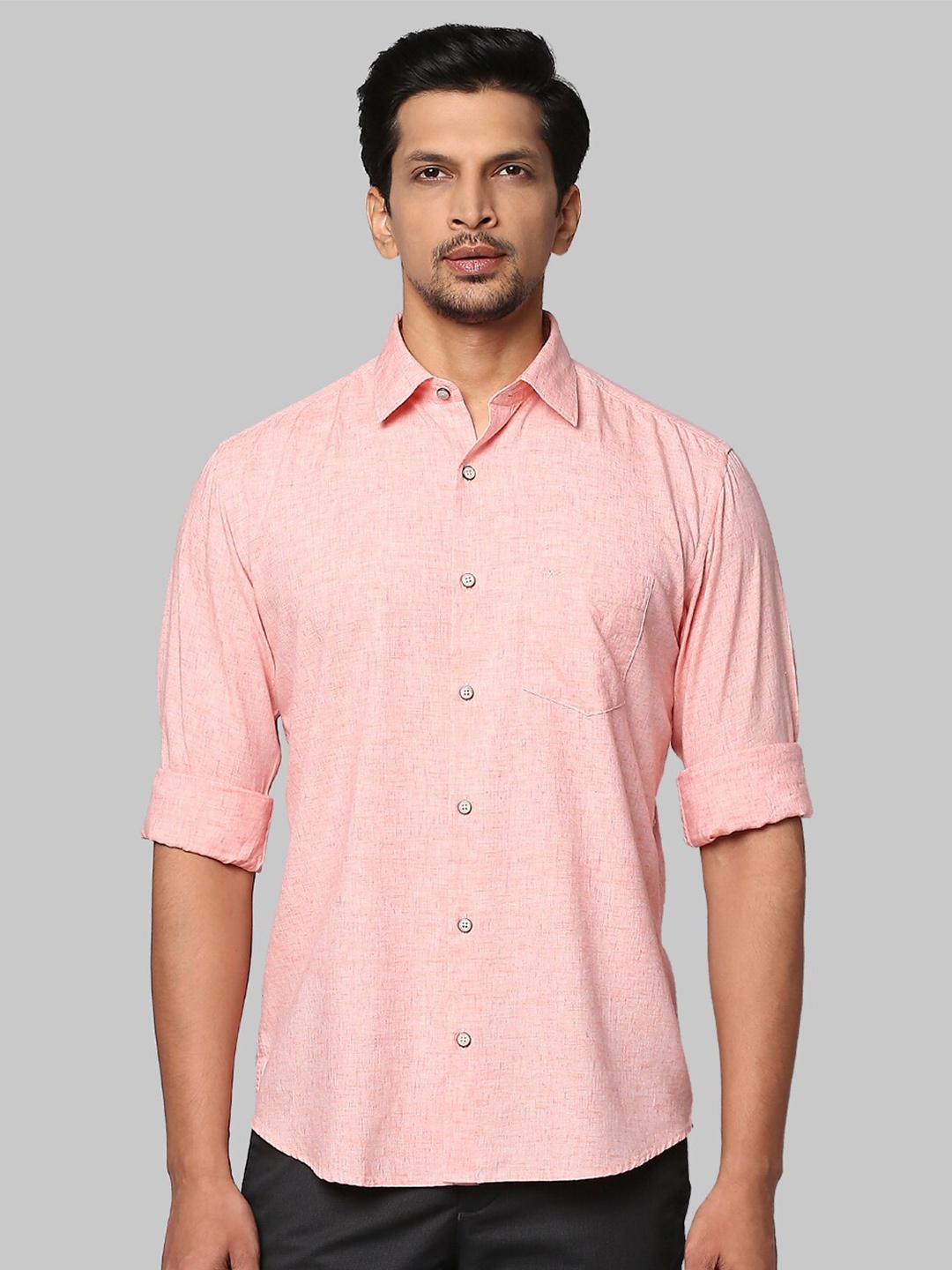 

Park Avenue Slim Fit Casual Shirt, Pink