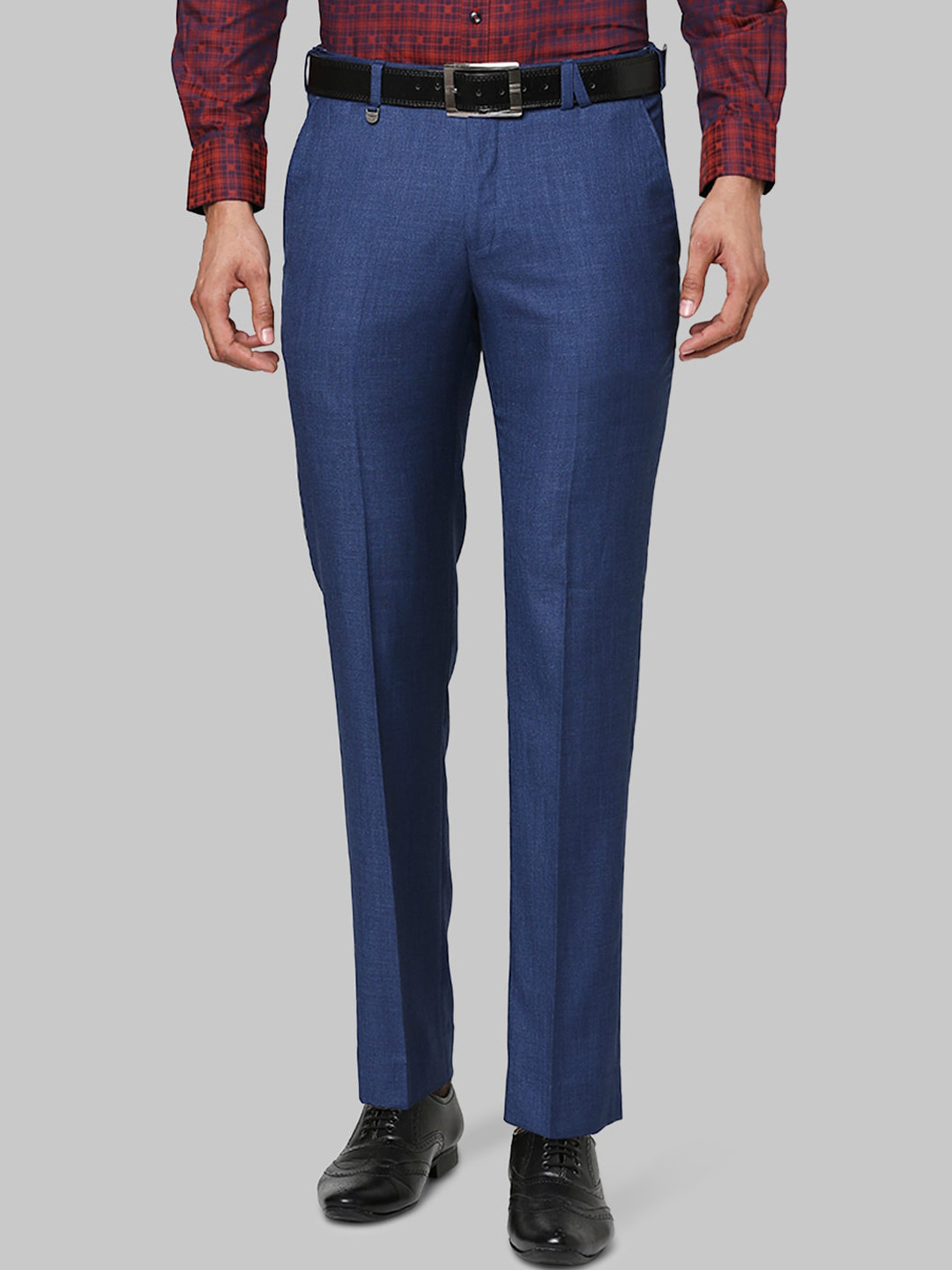 

Park Avenue Men Blue Slim Fit Trousers