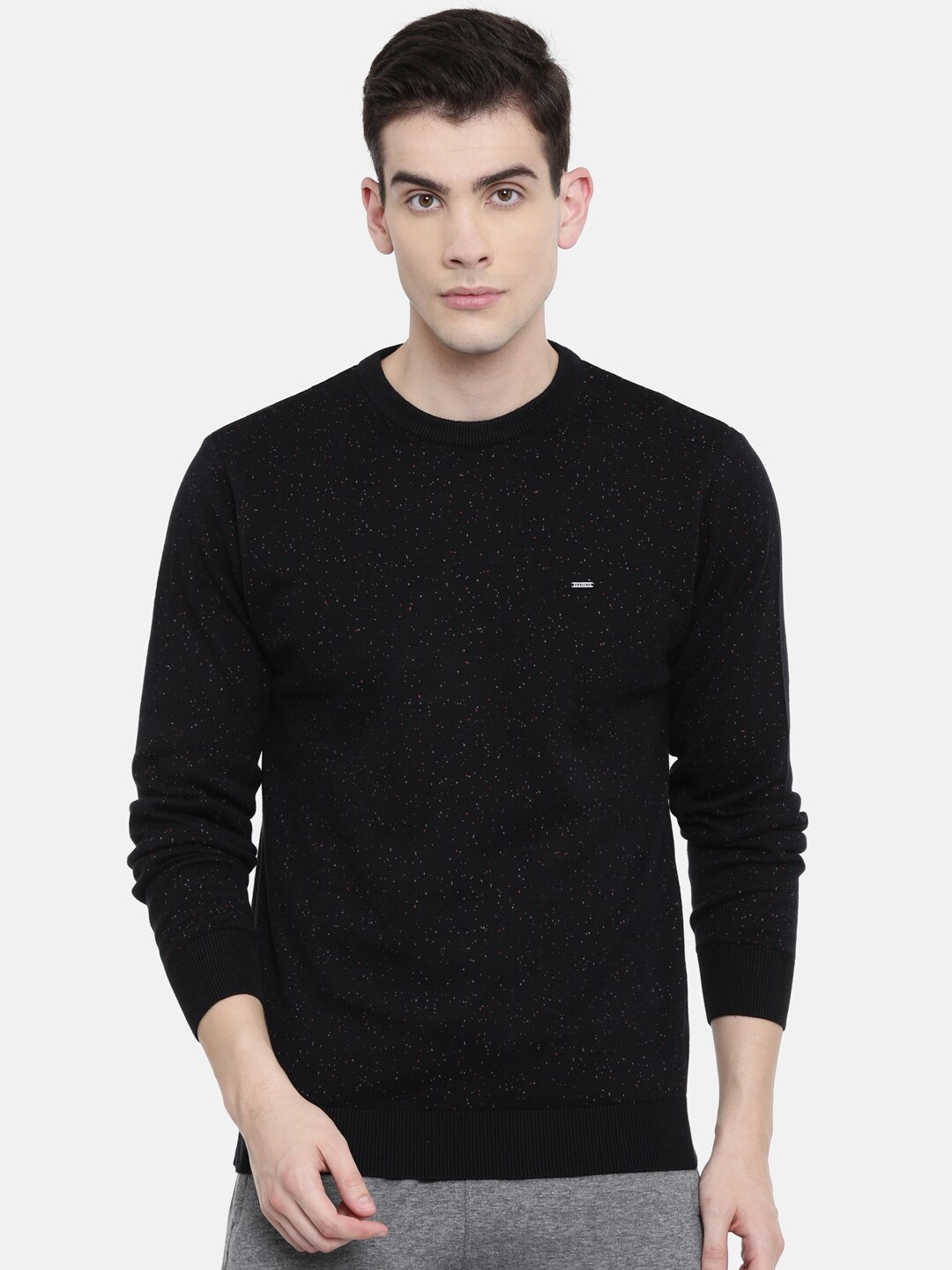 

Proline Active Men Black Printed Pullover