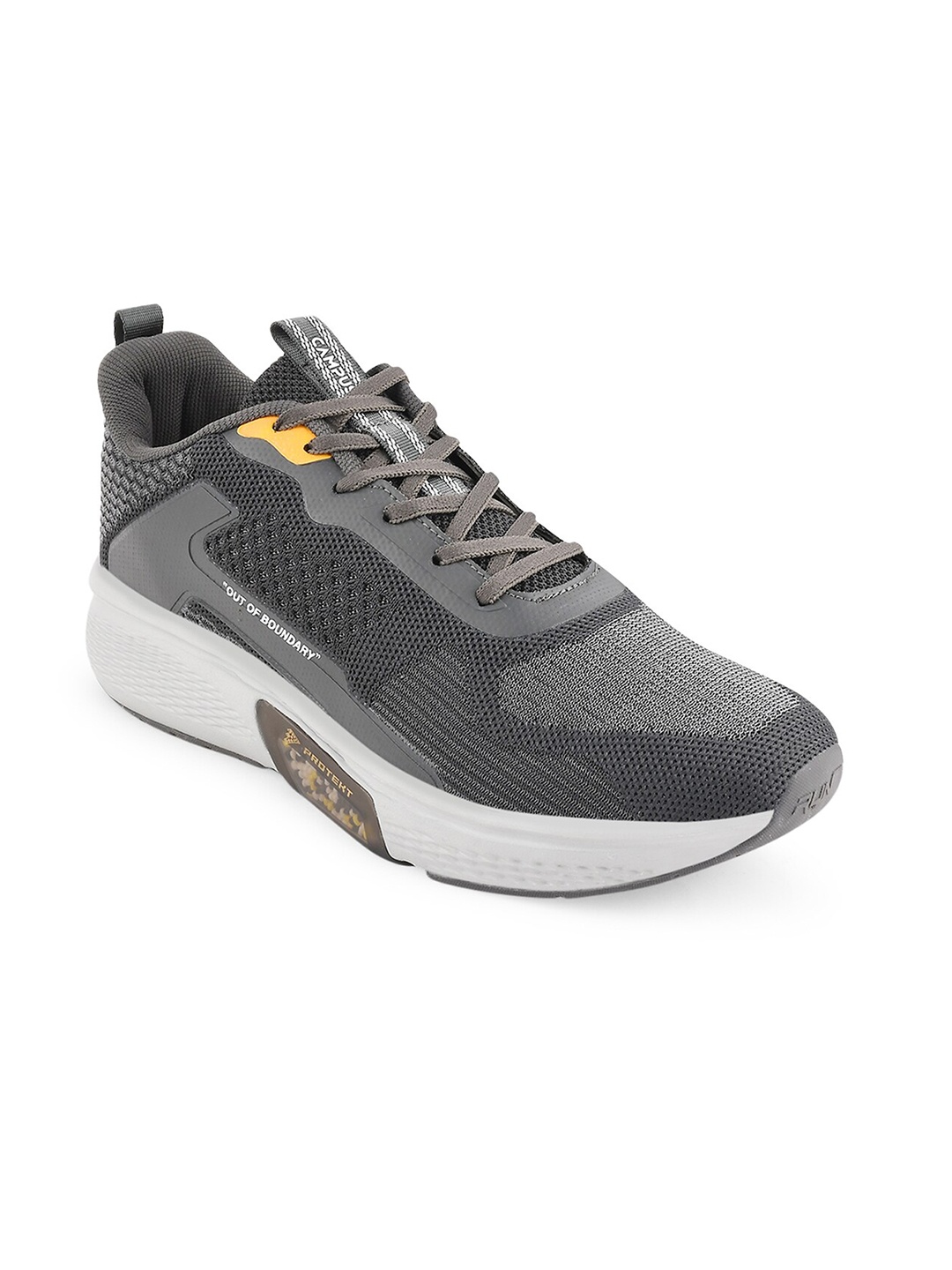 

Campus Men Grey Mesh Running Sports Shoes
