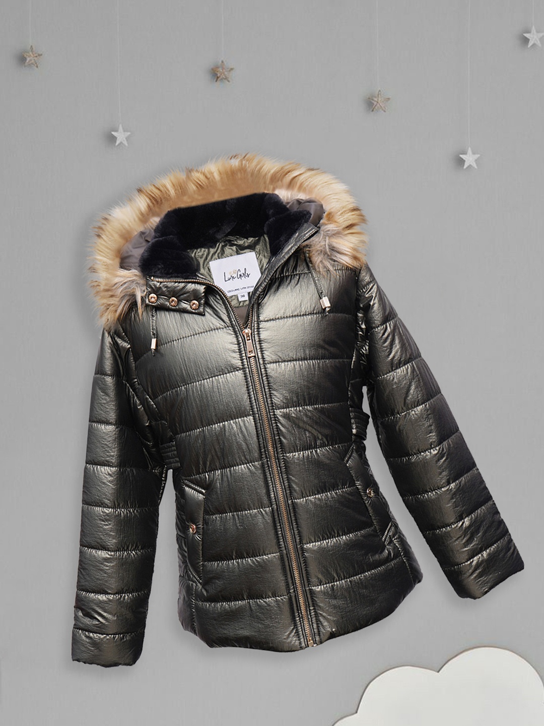 

LURE JUNIOR Boys Green Lightweight Outdoor Parka Jacket