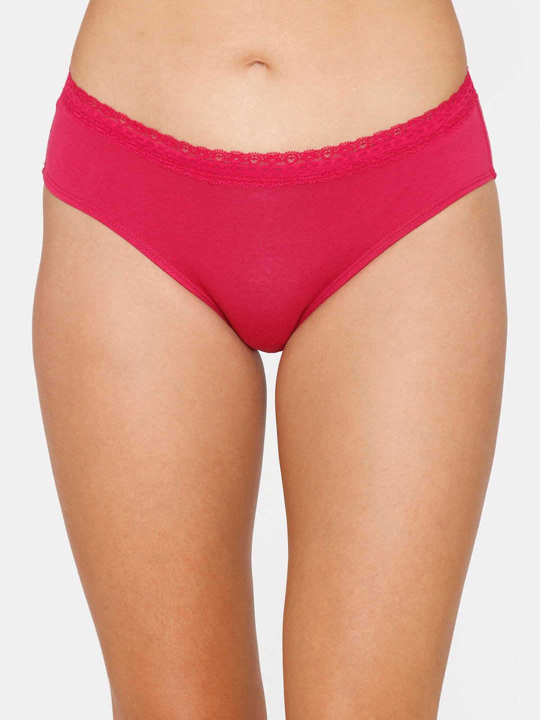 

Zivame Women Pink Solid Bikini Briefs ZI2679FASHAMMGN-Pink