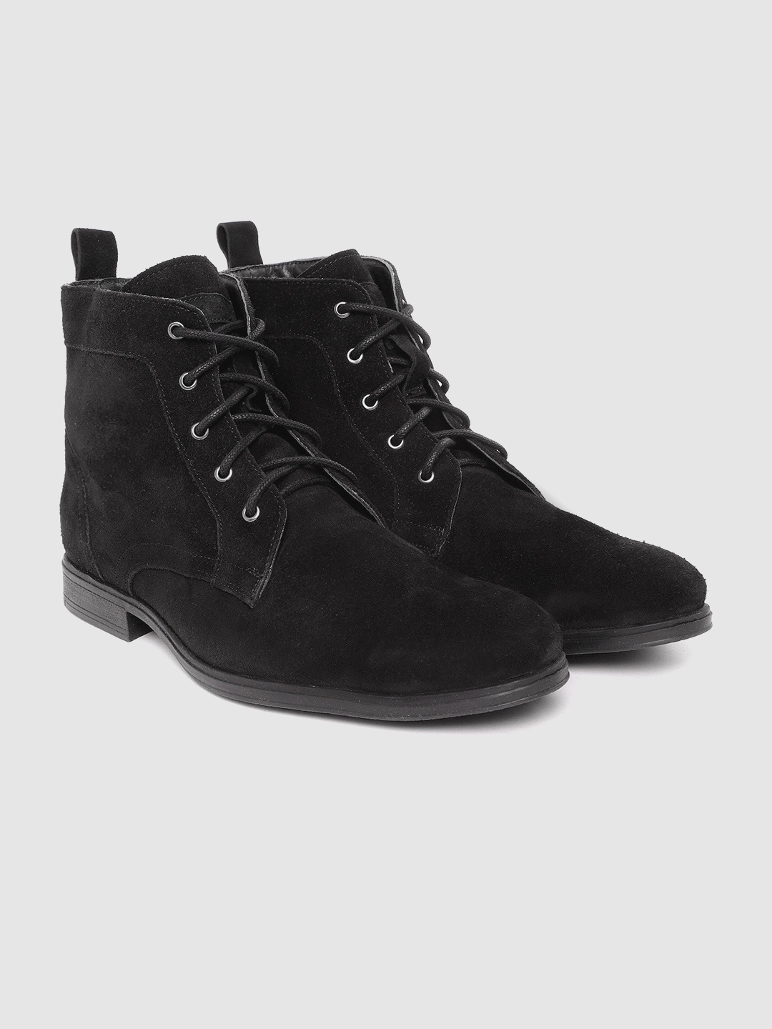

CLOG LONDON Men Black Suede Leather Boots