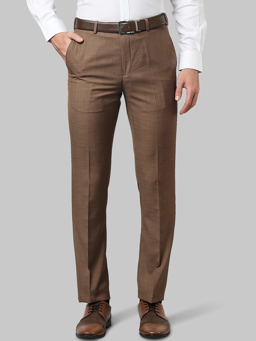 

Raymond Men Brown Trousers