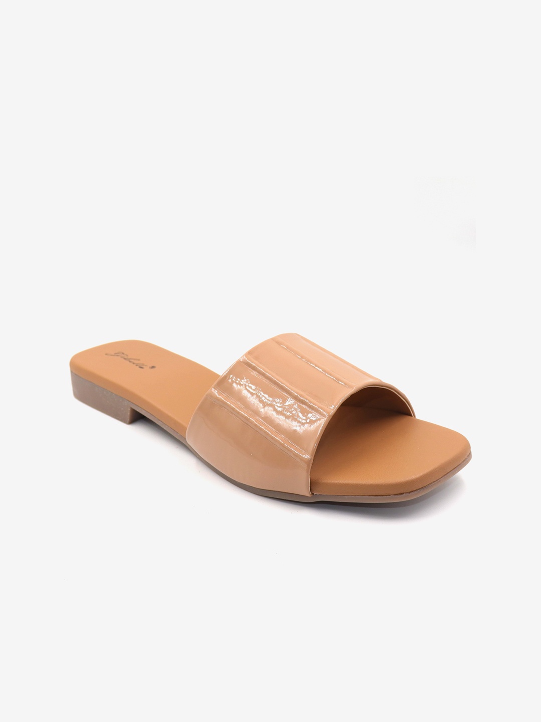

Gibelle Women Beige Open Toe Flats