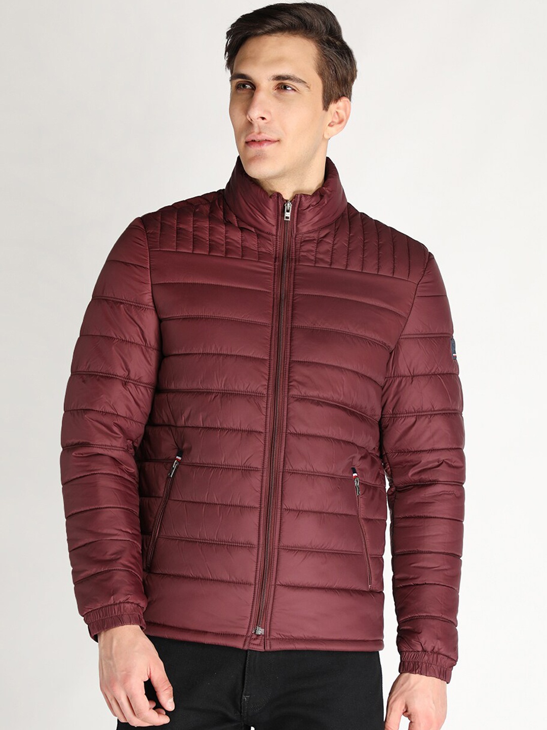 

LURE URBAN Men Maroon Puffer Jacket