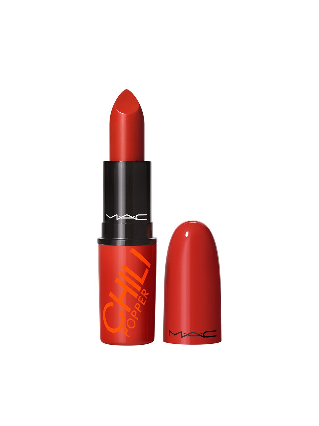 

M.A.C Lightweight Longwearing Lustreglass Sheer Lipstick - Chili Popper, Red