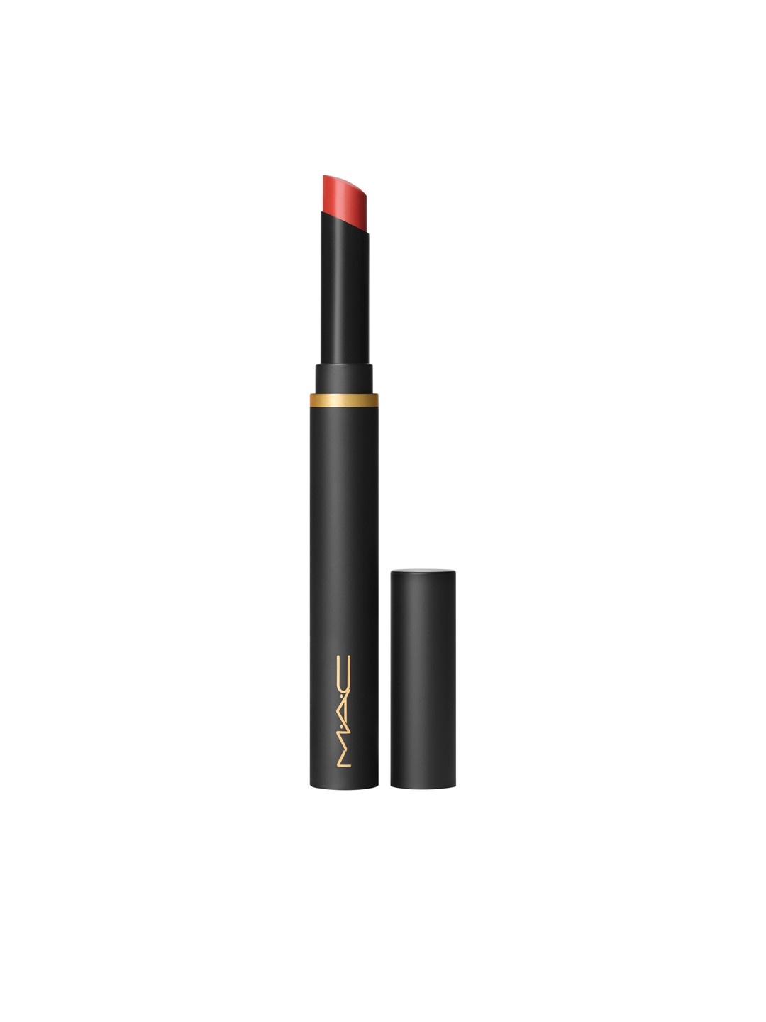 

M.A.C Long Wear Hydrating Powder Kiss Velvet Blur Slim Lipstick - Dubonnet Buzz, Red