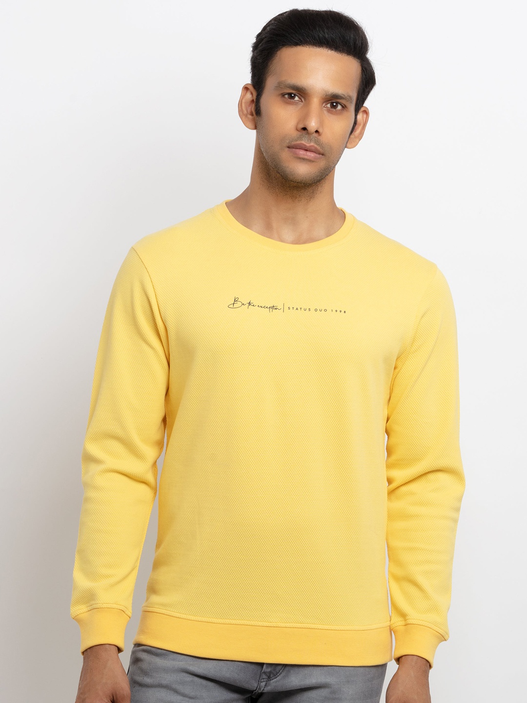 

Status Quo Men Yellow Sweatshirt