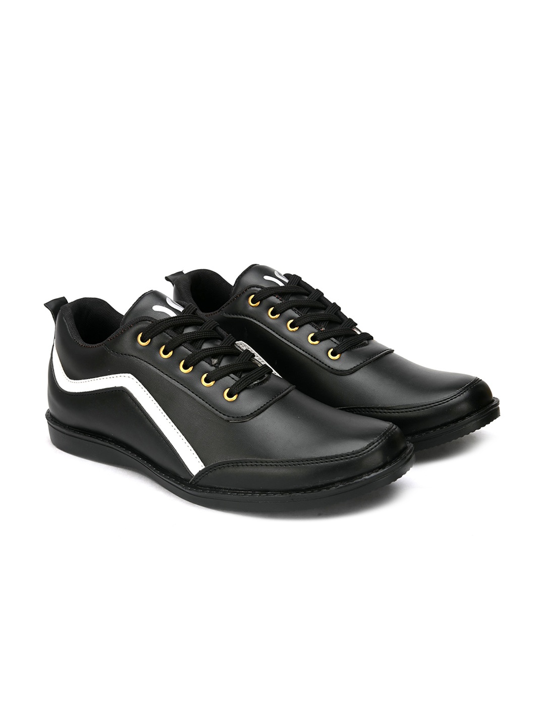 

Sir Corbett Men Black Sneakers Casual Shoes