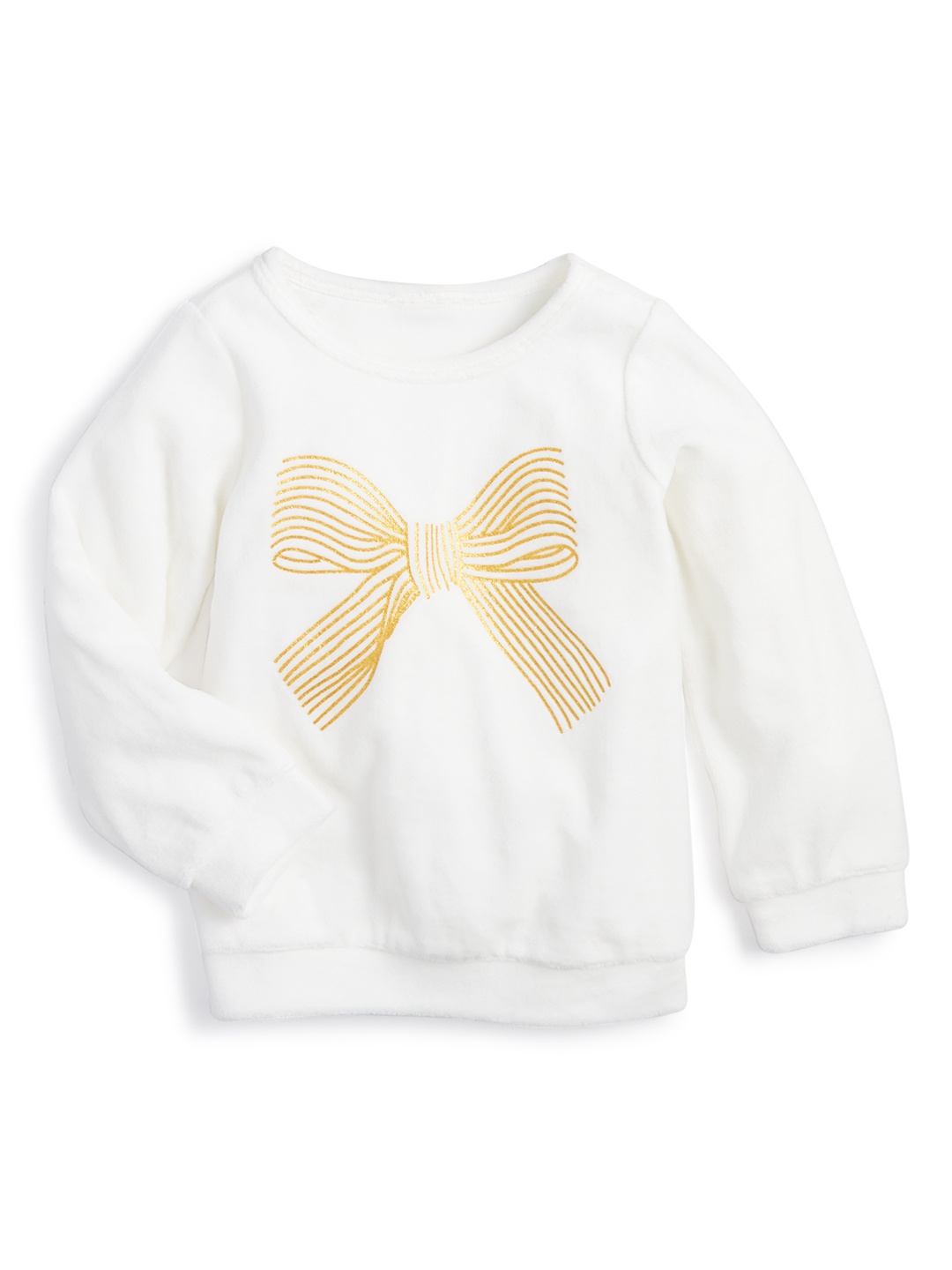 

Macy's First Impression Infant Girls White Printed Sweatshirt
