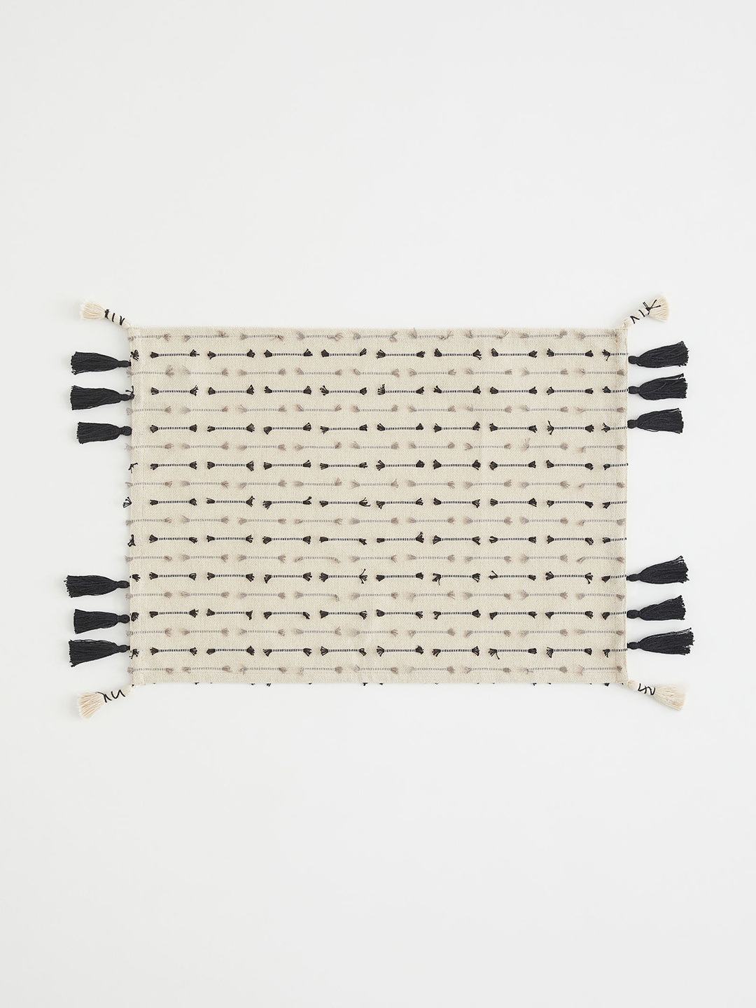 

H&M Beige Tasselled Placemat