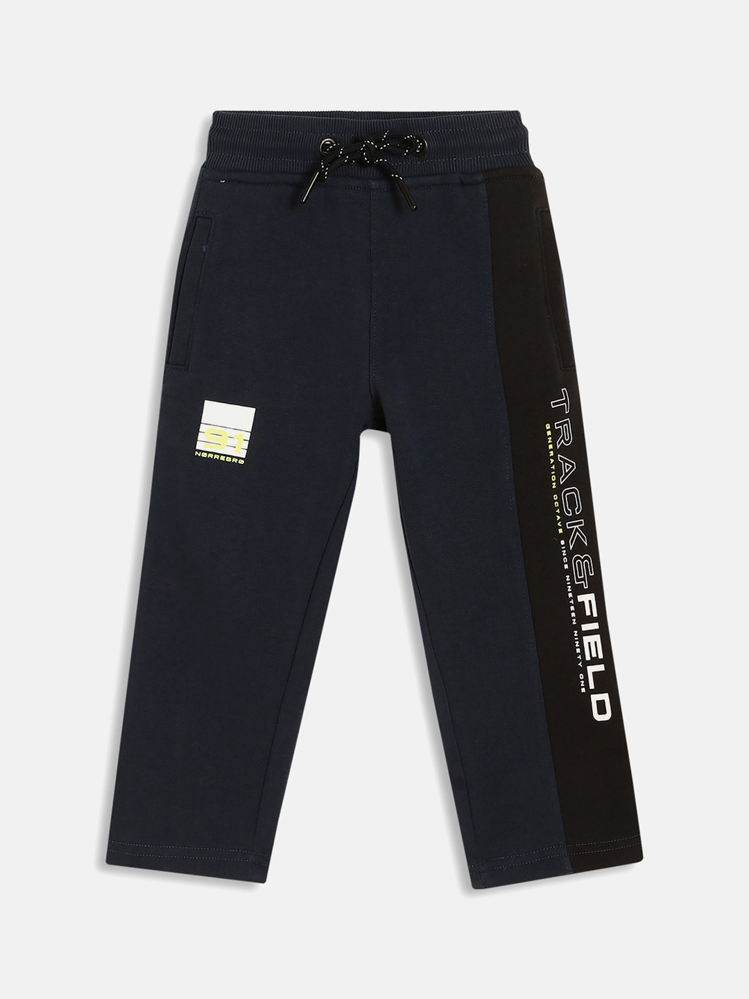 

Octave Boys Blue Solid Cotton Track Pant