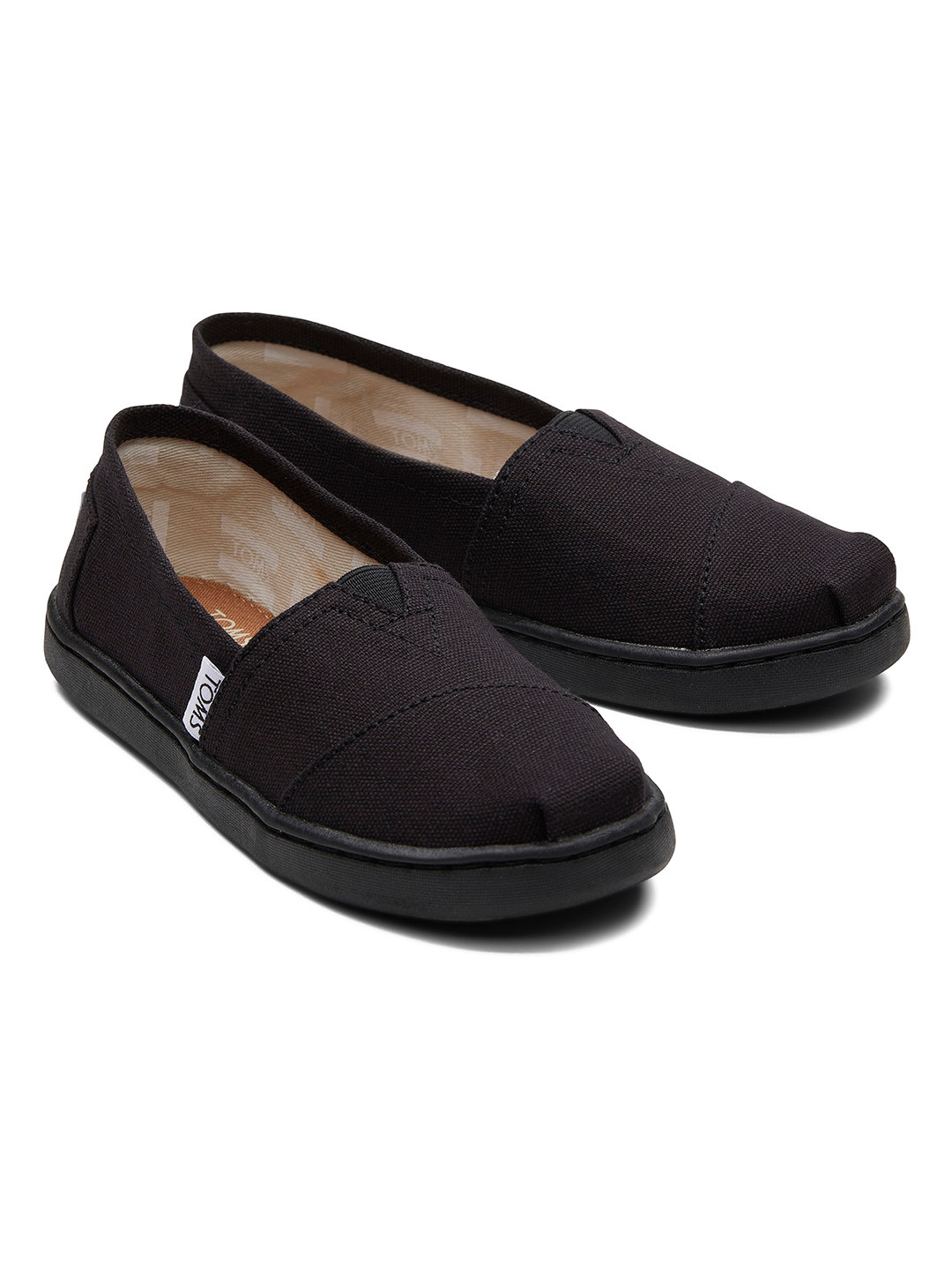

TOMS Boys Slip-On Sneakers, Black