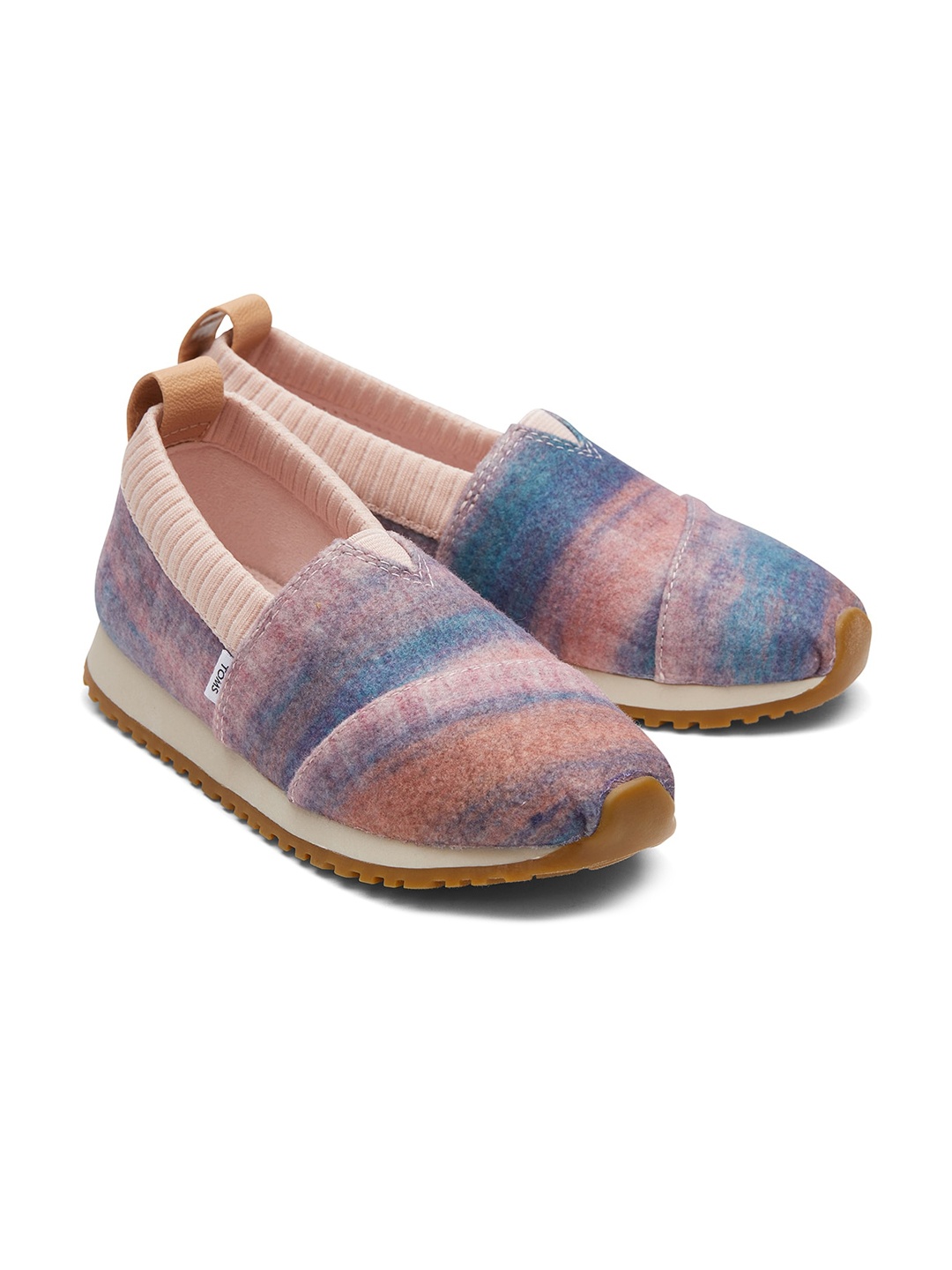 

TOMS Girls Multicolored Printed Slip-On LightWeight Sneakers, Multi