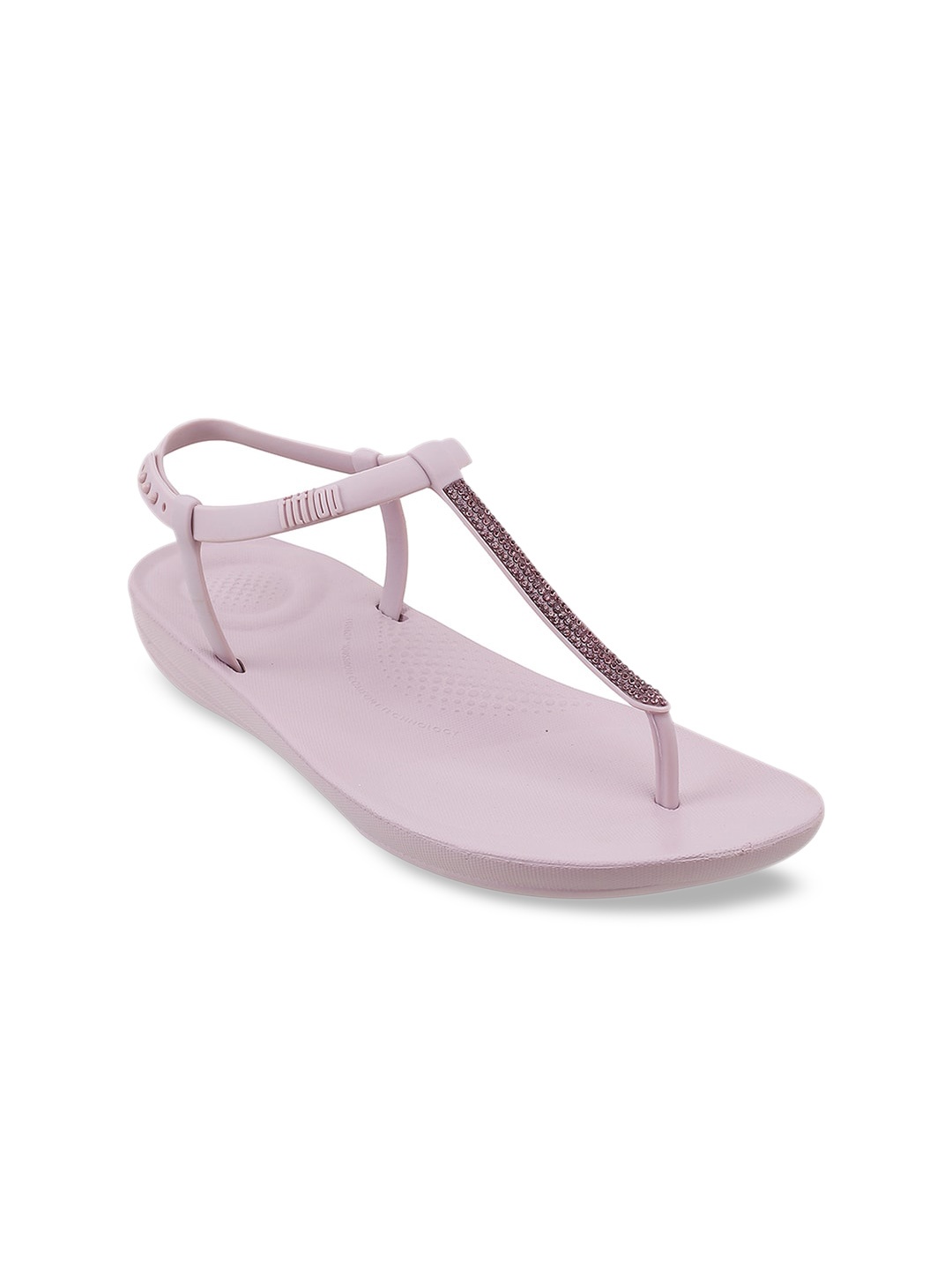 

fitflop Purple Comfort T-strap Flats