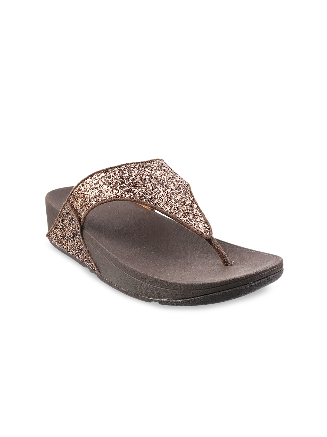 

fitflop Bronze-Toned Embellished Flatform