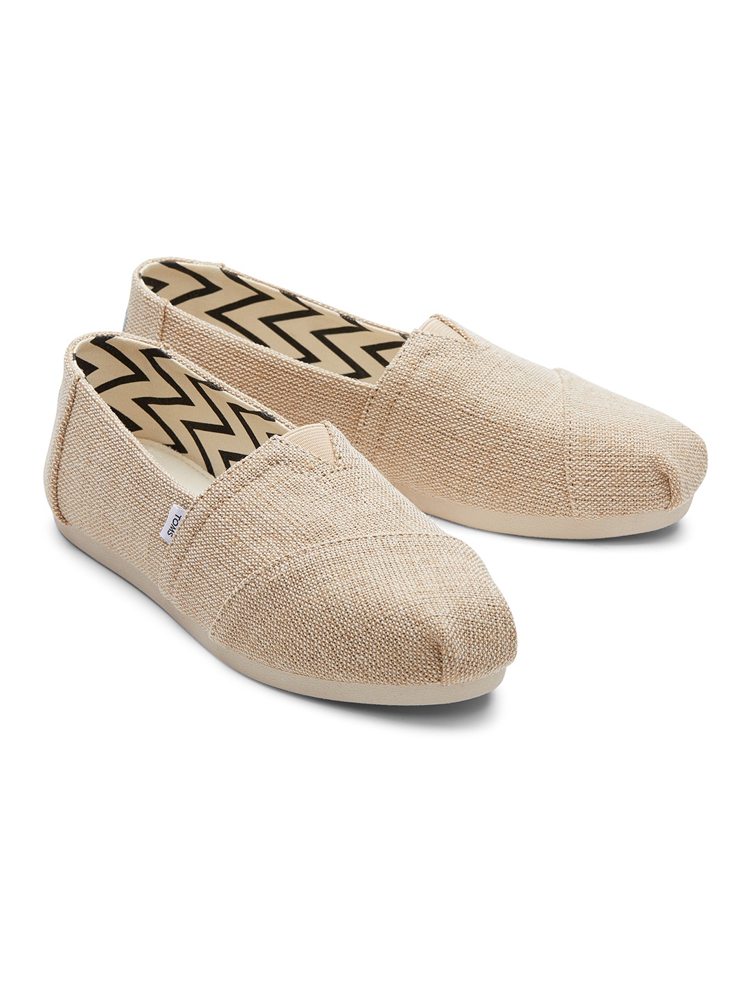 

TOMS Women Beige Slip-On Sneakers