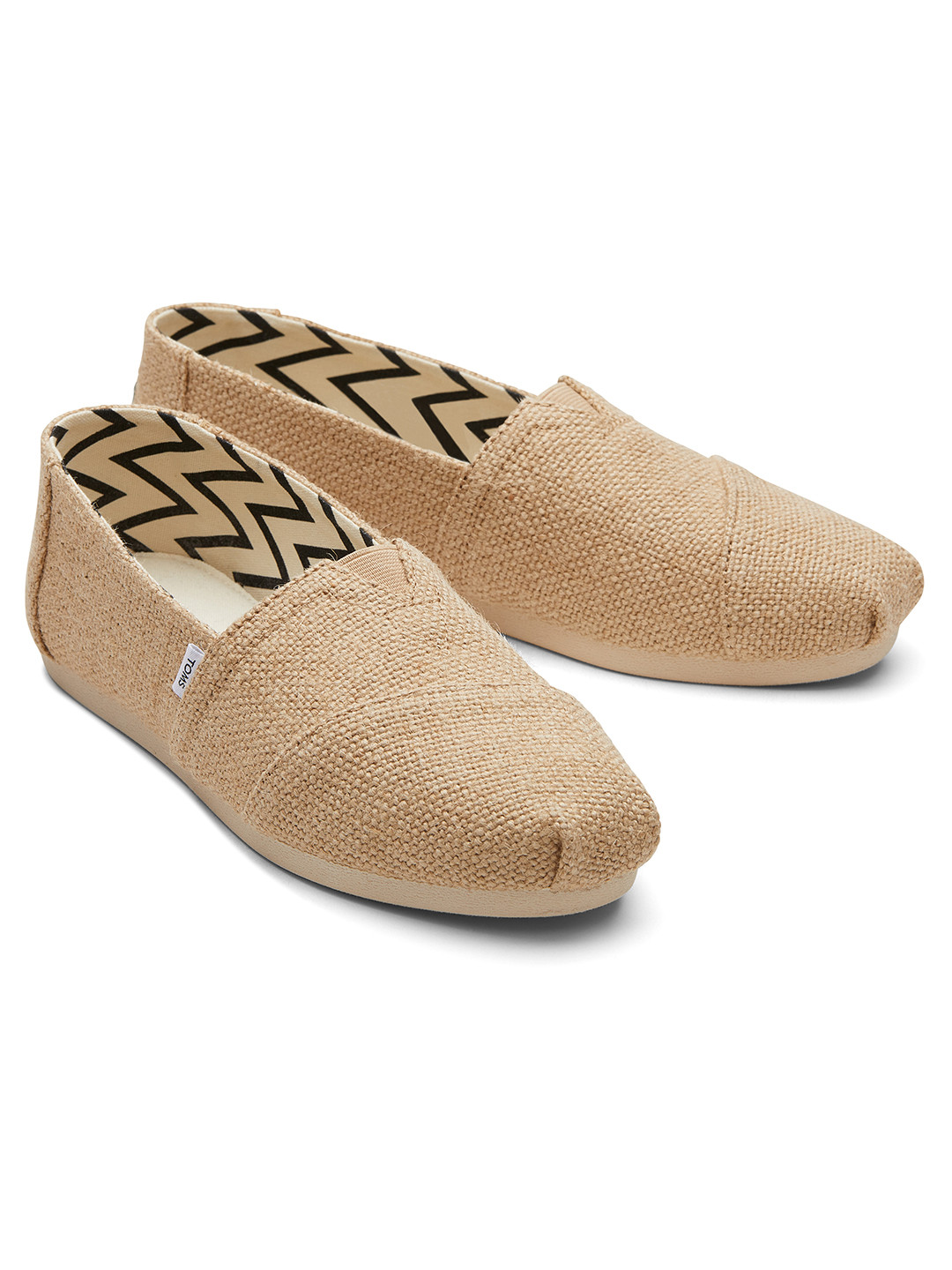

TOMS Women Beige Slip-On Sneakers