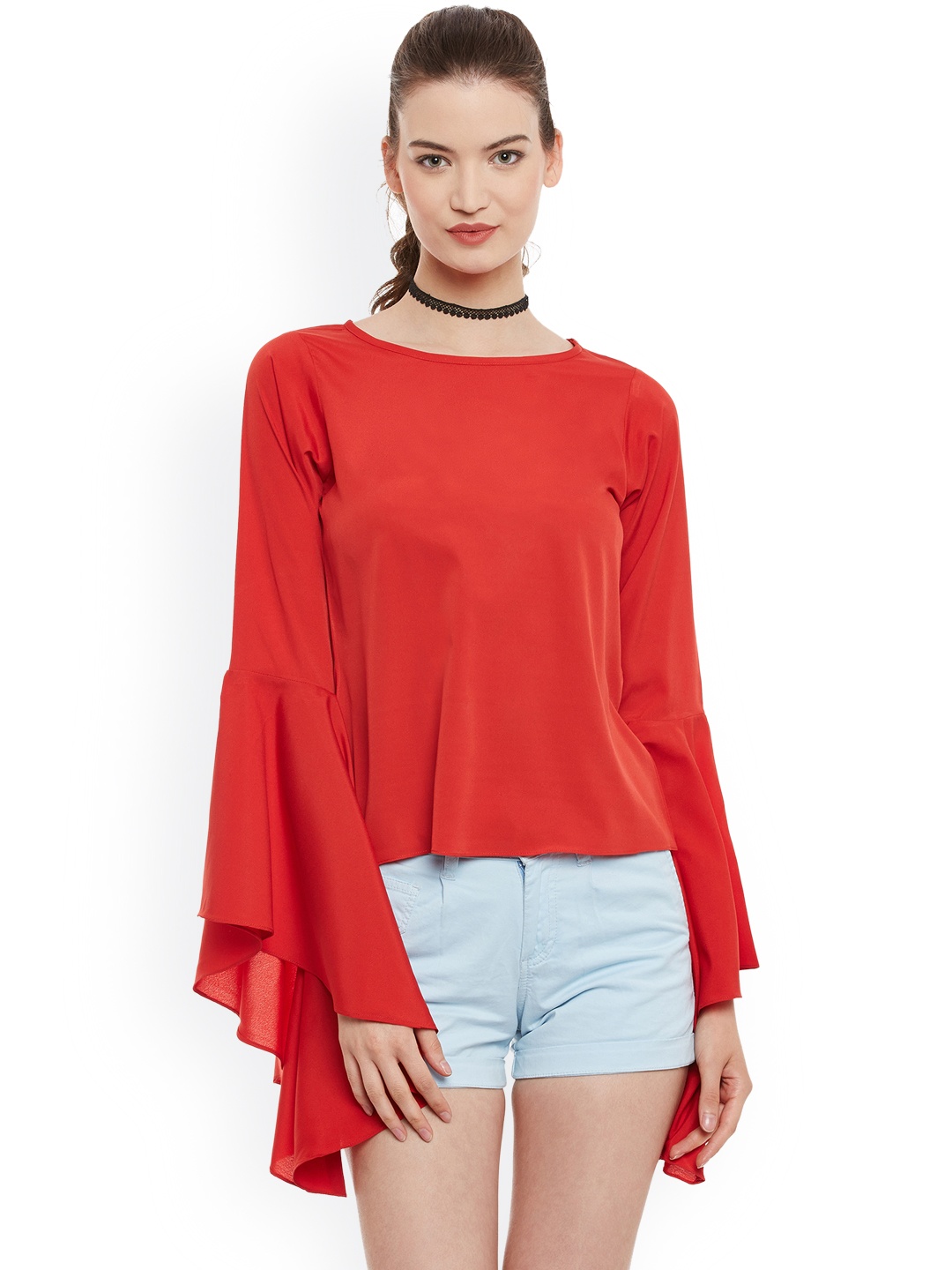 

Athena Women Red Solid Top