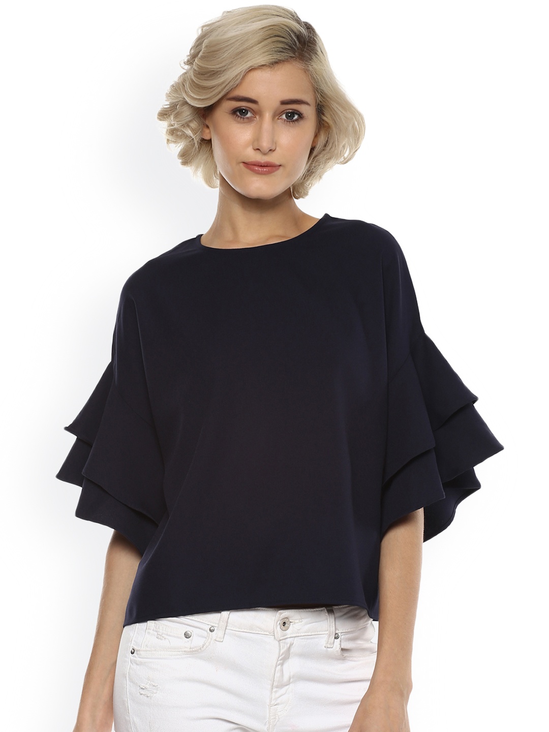 

Harpa Women Navy Top, Navy blue