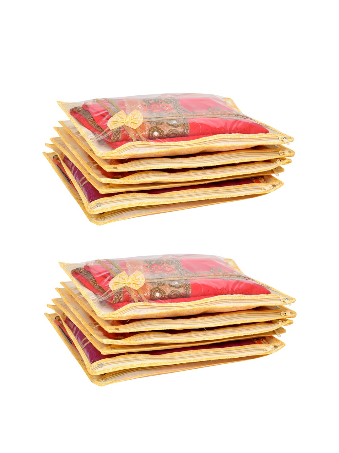 

Home Fresh Pack Of 12 Yellow Printed Organisers