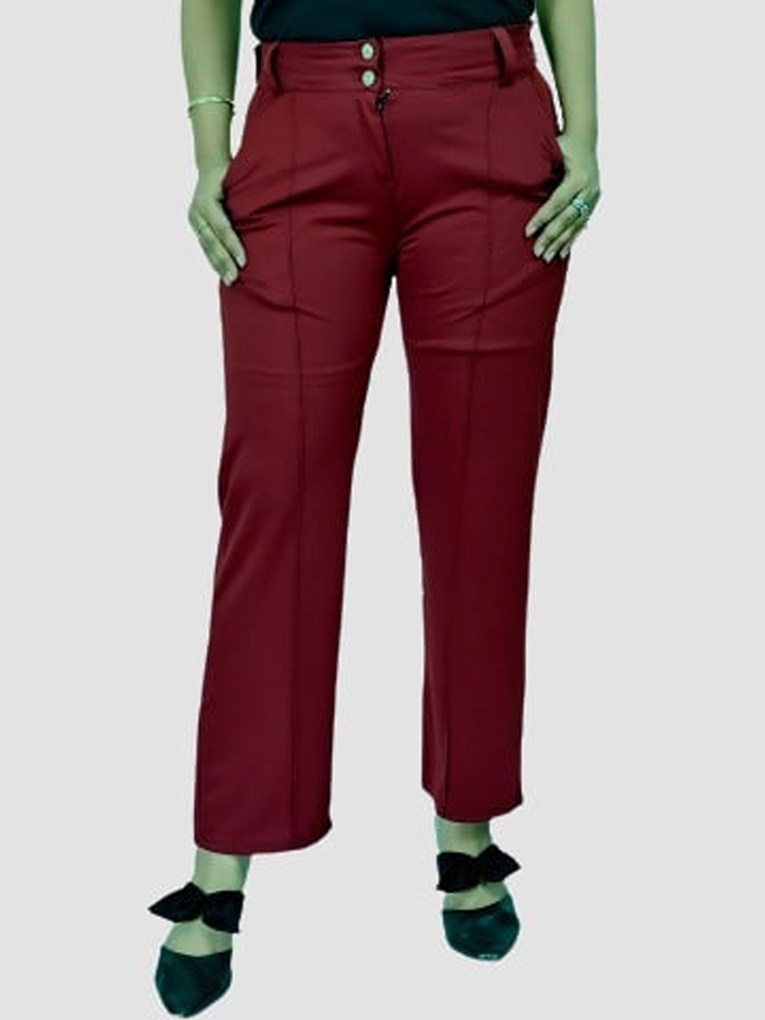 

Elendra jeans Girls Maroon Relaxed Trousers