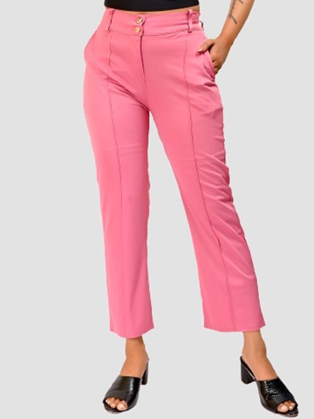 

Elendra jeans Girls Pink Cigarette Trousers