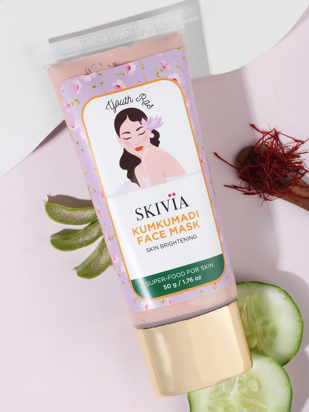 

SKIVIA Kumkumadi Face Mask 50g, Transparent
