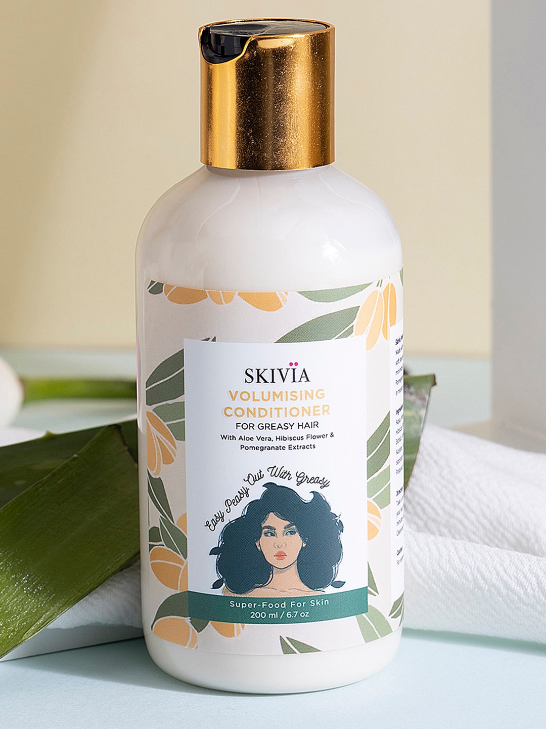 

SKIVIA Volumising Hair Conditioner Aloe Vera & Lavender Oil - 200 ml, Transparent