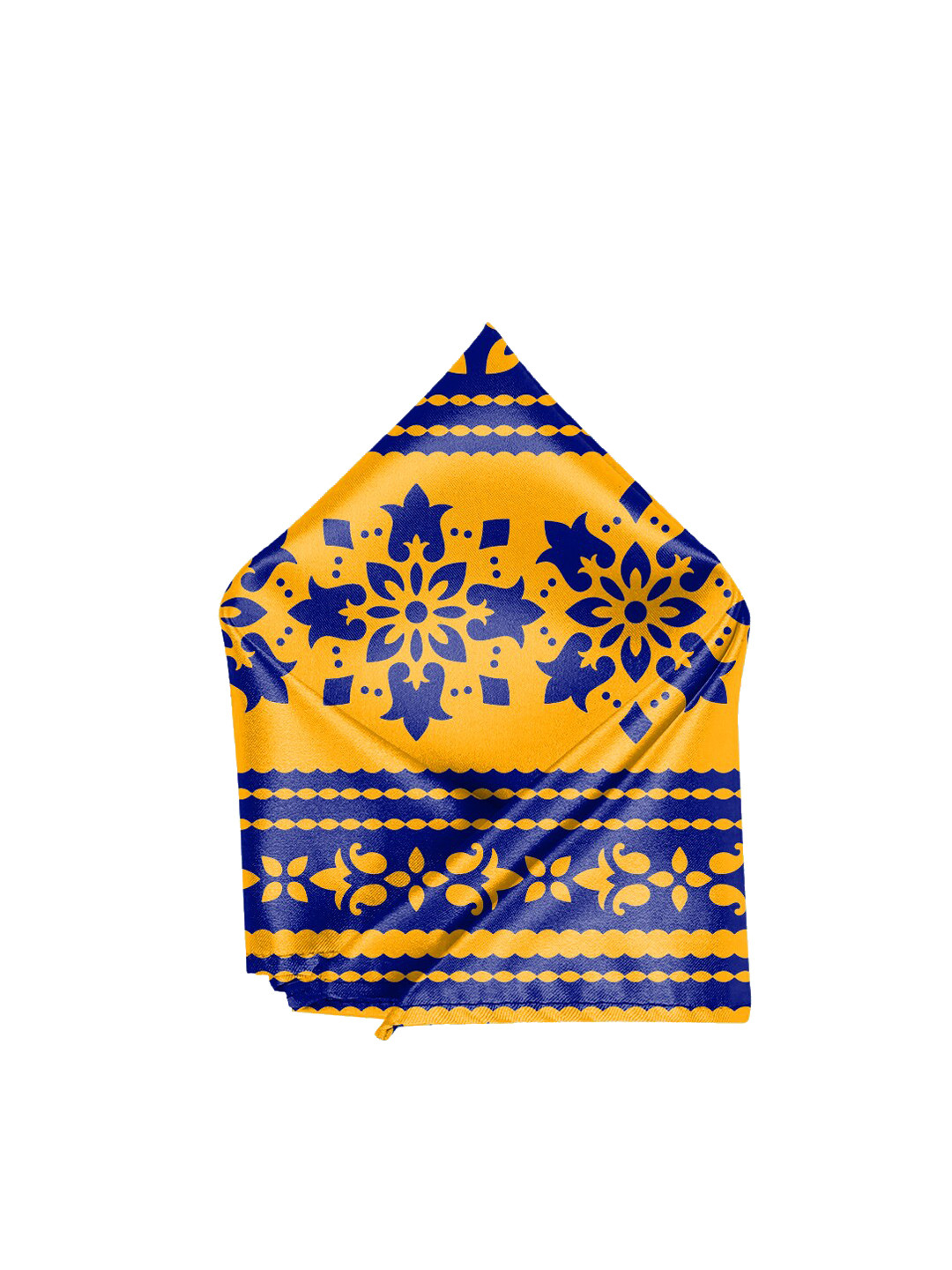 

Blacksmith Men Printed Satin Pocket Squares, Blue