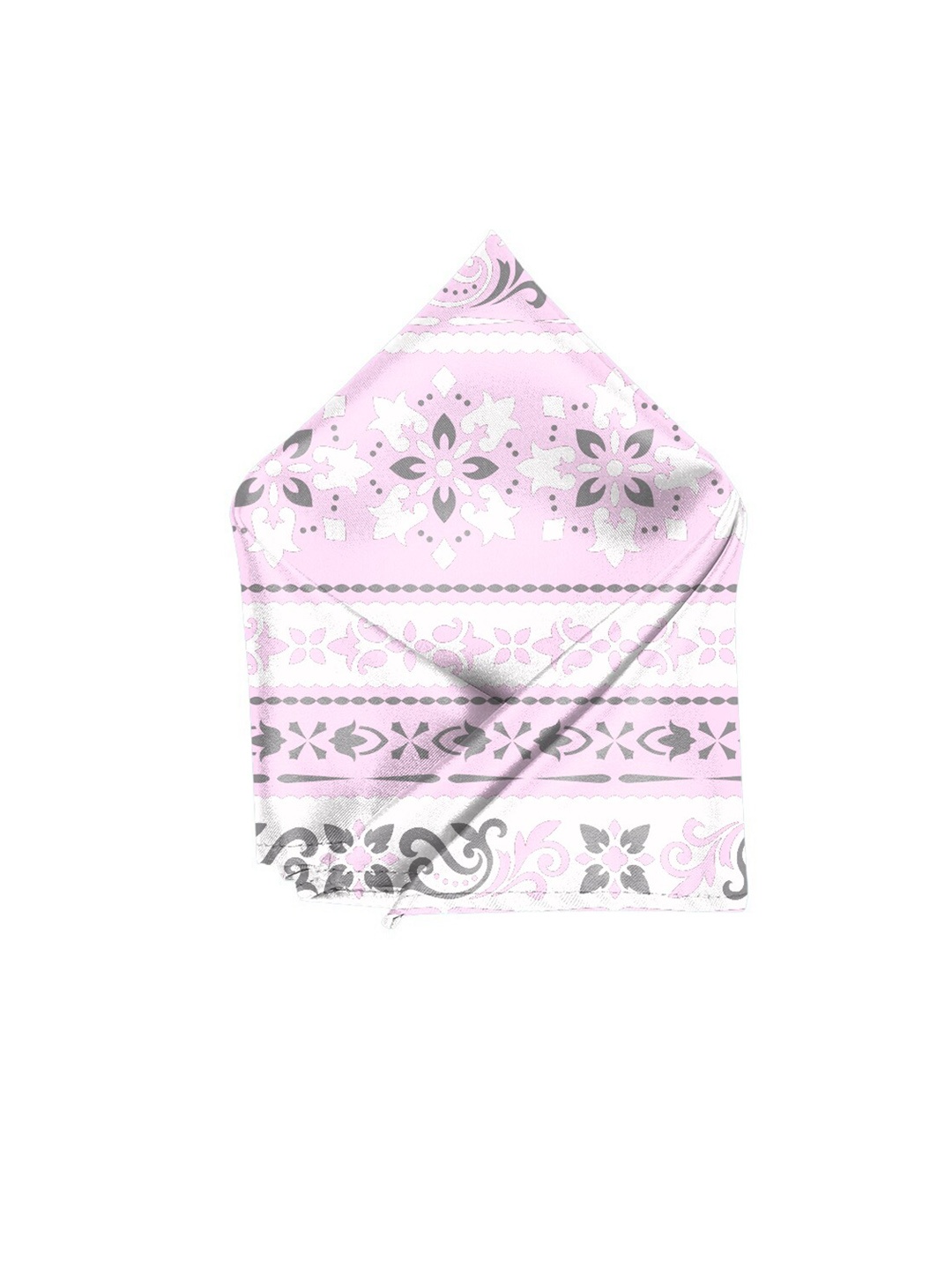 

Blacksmith Men Pink & White Printed Pocket Squares