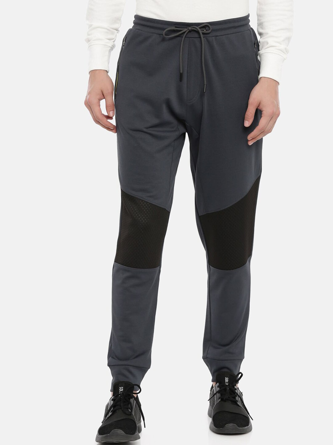 

Proline Active Men Grey Solid Joggers
