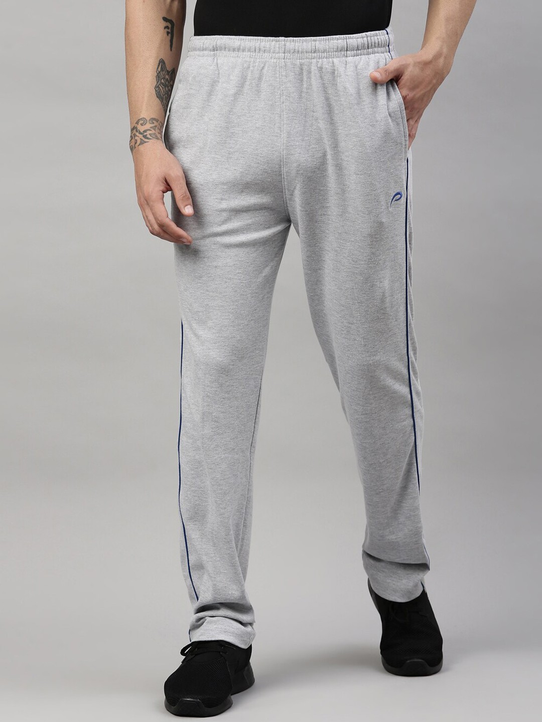 

Proline Active Men Grey Regular Fit Cotton Track Pants