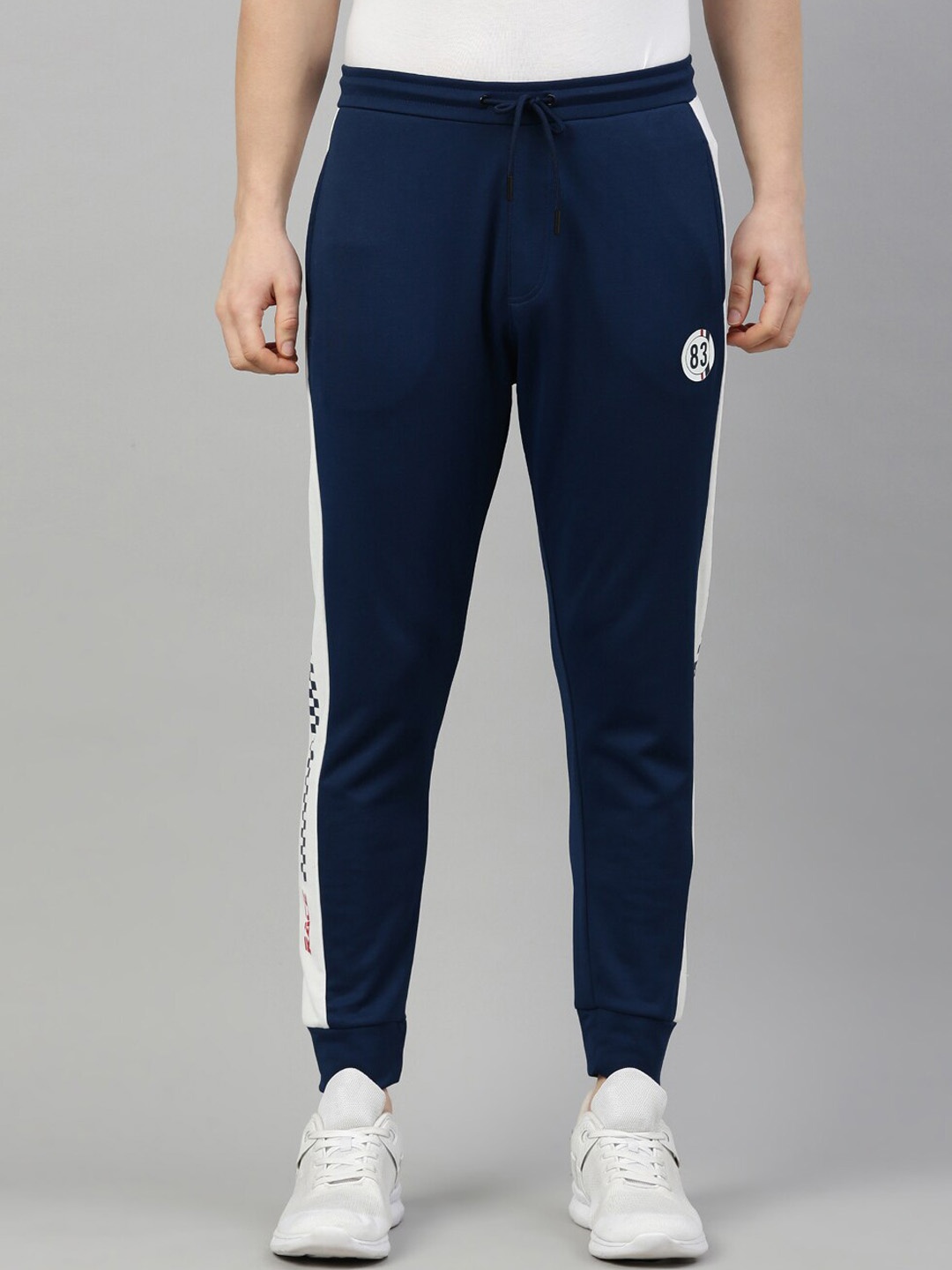 

Proline Active Men Blue & White Cotton Sports Jogger