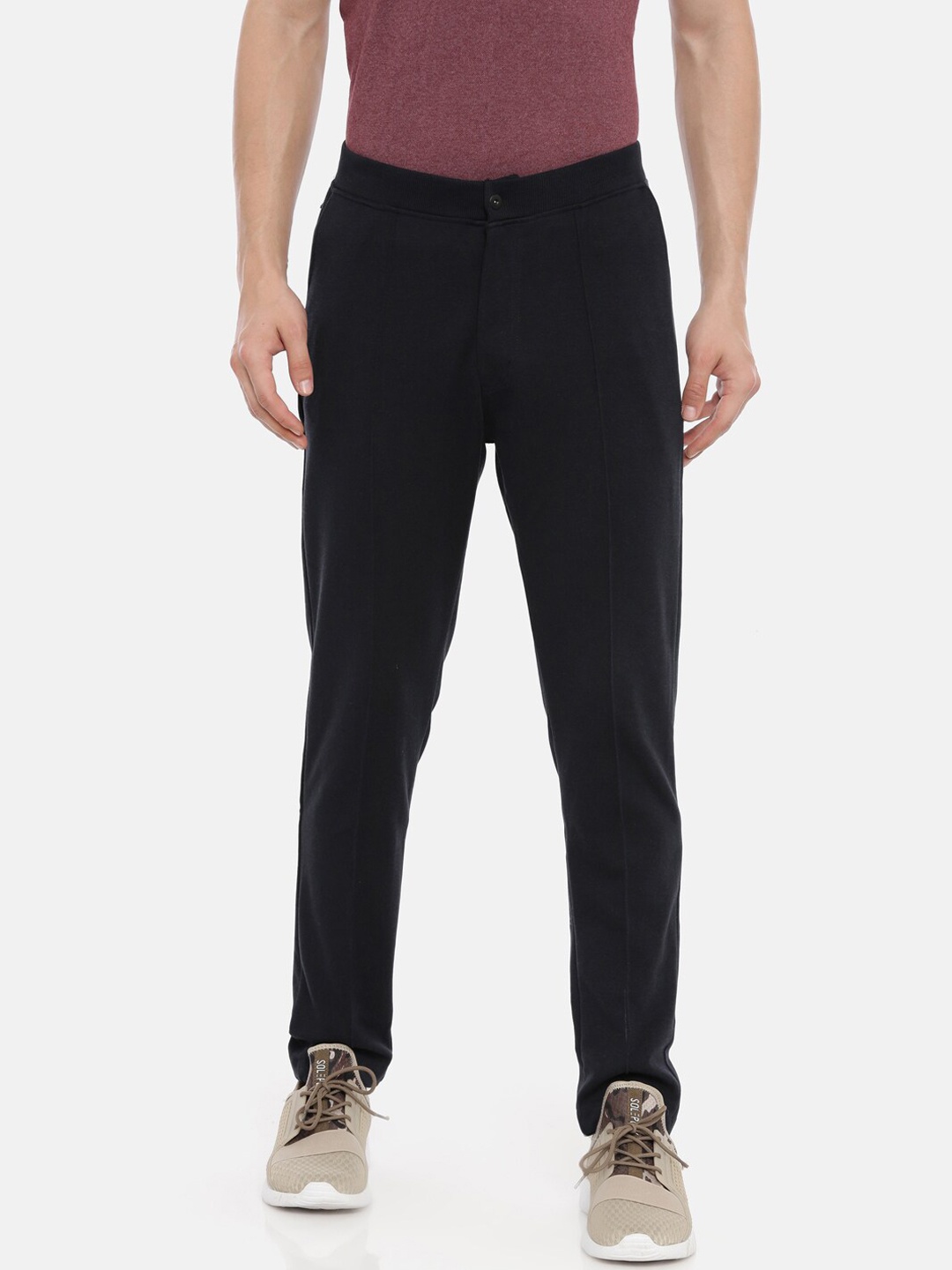 

Proline Active Men Navy Blue Solid Cotton Track Pants