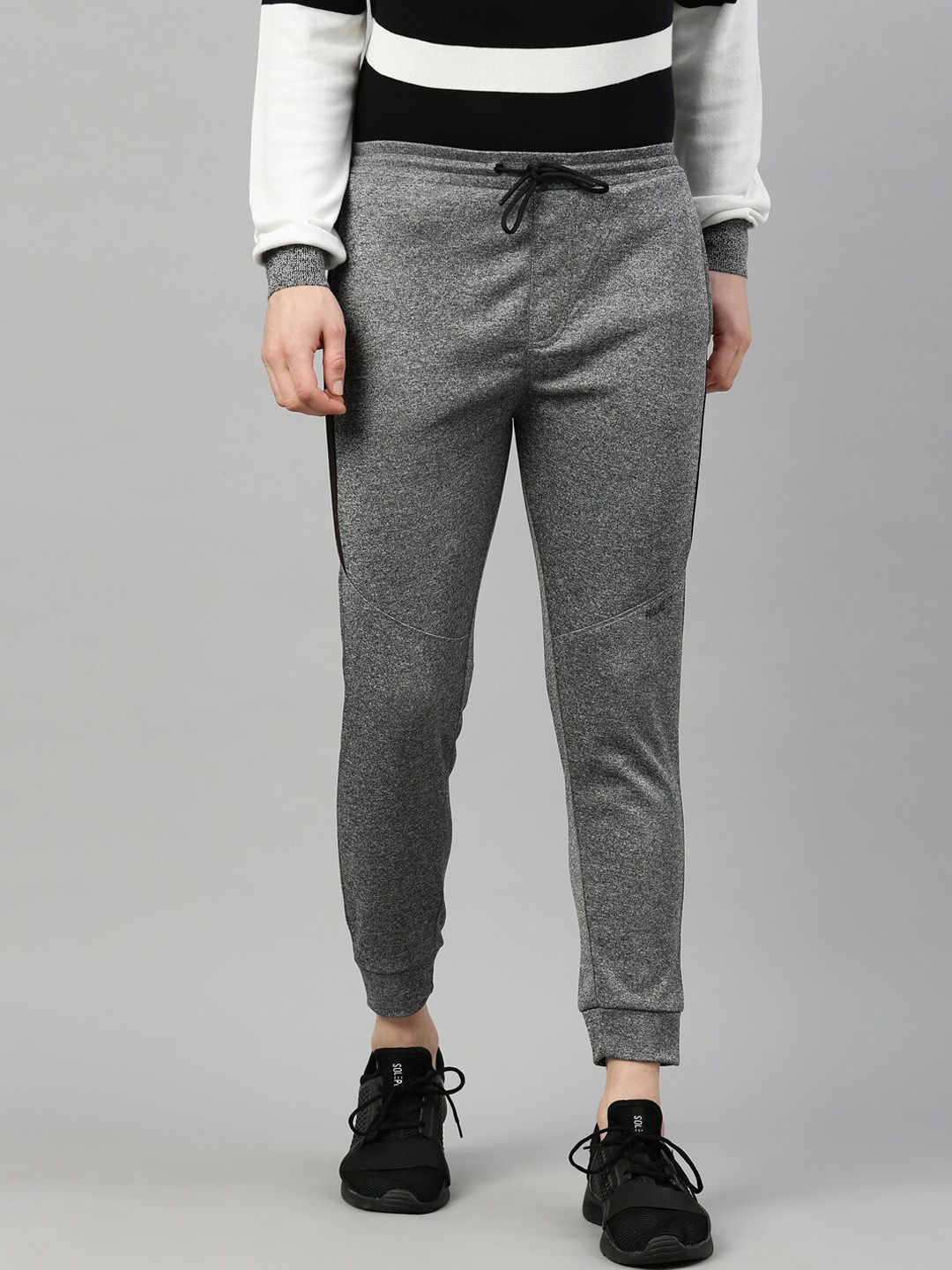 

Proline Active Men Grey Solid Cotton Joggers